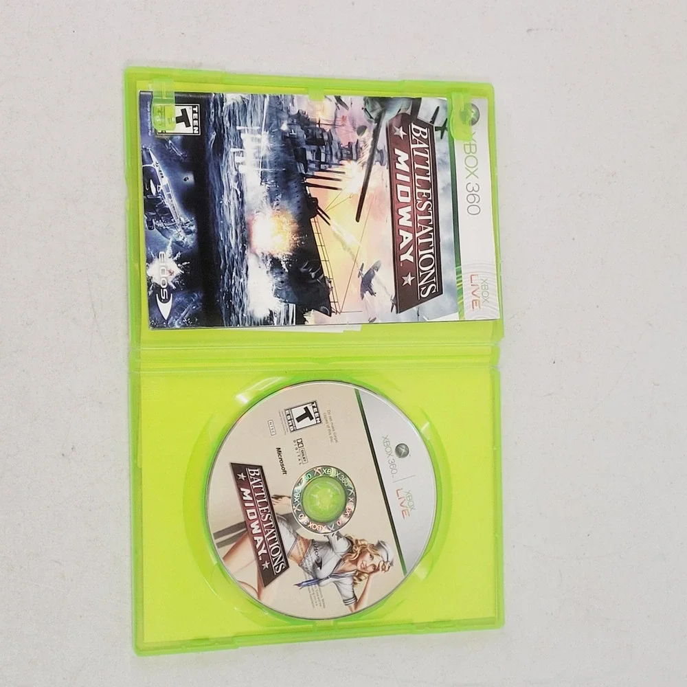 Battlestations Midway Video Game Xbox 360 Green Action Strategy WWII